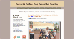 Desktop Screenshot of carrotandcoffeedog.com