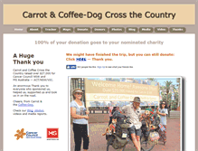 Tablet Screenshot of carrotandcoffeedog.com